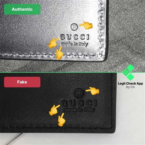 how to spot fake gucci wallets|gucci wallet clearance.